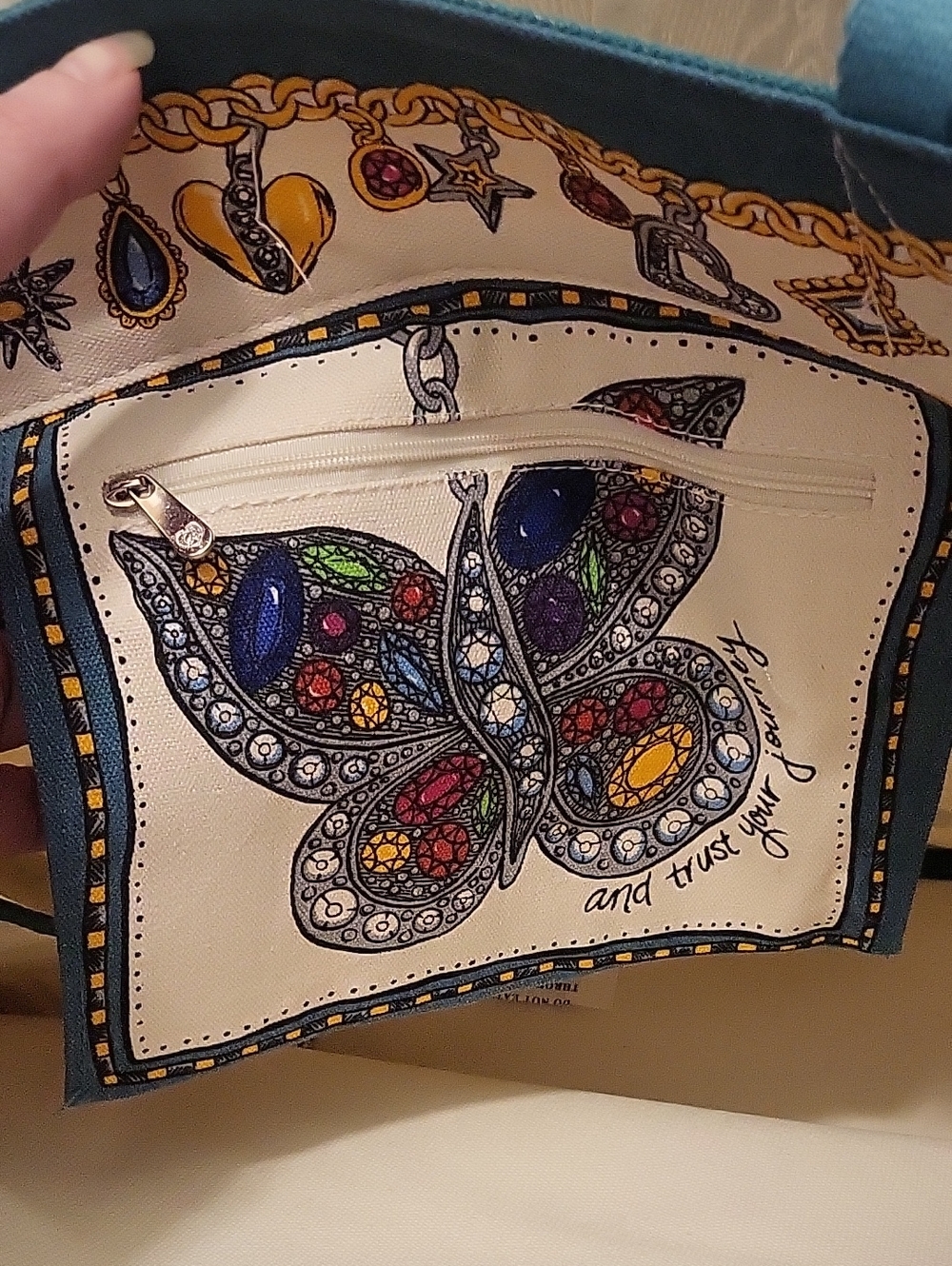 Brighton Charmed Love Tote Bag New With Tags NWT - Picture 10 of 16